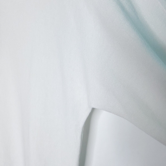 TALBOTS Dolman Sleeve White/Blue Sheer Sweater Women's MEDIUM PETITE (NWT) - Picture 8 of 12